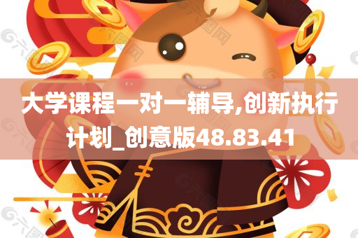 大学课程一对一辅导,创新执行计划_创意版48.83.41