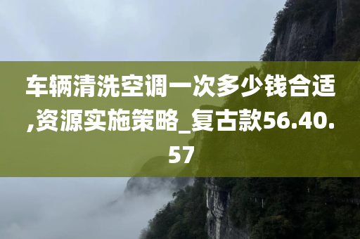 车辆清洗空调一次多少钱合适,资源实施策略_复古款56.40.57