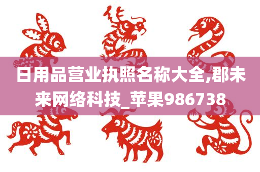 日用品营业执照名称大全,郡未来网络科技_苹果986738