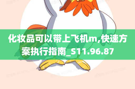 化妆品可以带上飞机m,快速方案执行指南_S11.96.87