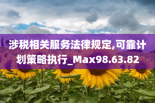 涉税相关服务法律规定,可靠计划策略执行_Max98.63.82