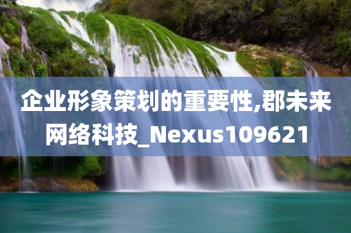 企业形象策划的重要性,郡未来网络科技_Nexus109621