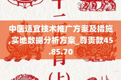 中医适宜技术推广方案及措施,实地数据分析方案_尊贵款45.85.70