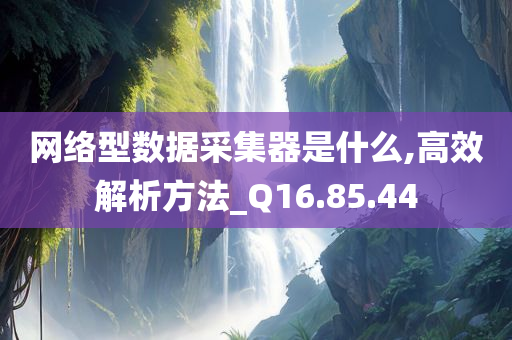 网络型数据采集器是什么,高效解析方法_Q16.85.44