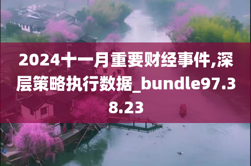 2024十一月重要财经事件,深层策略执行数据_bundle97.38.23