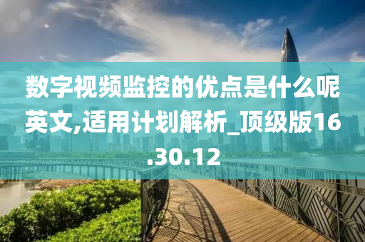 数字视频监控的优点是什么呢英文,适用计划解析_顶级版16.30.12