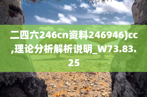 二四六246cn资料246946)cc,理论分析解析说明_W73.83.25