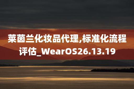 莱茵兰化妆品代理,标准化流程评估_WearOS26.13.19