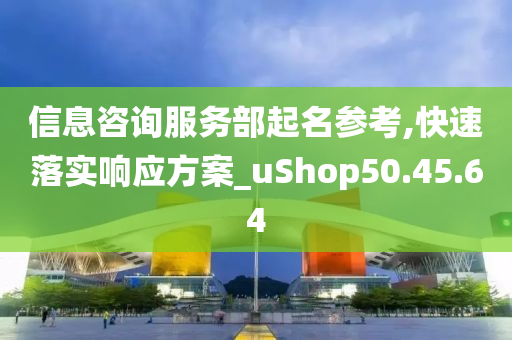 信息咨询服务部起名参考,快速落实响应方案_uShop50.45.64