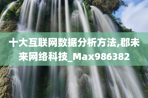 十大互联网数据分析方法,郡未来网络科技_Max986382