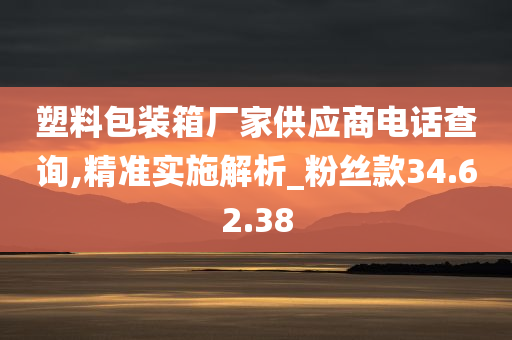 塑料包装箱厂家供应商电话查询,精准实施解析_粉丝款34.62.38