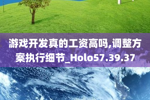 游戏开发真的工资高吗,调整方案执行细节_Holo57.39.37