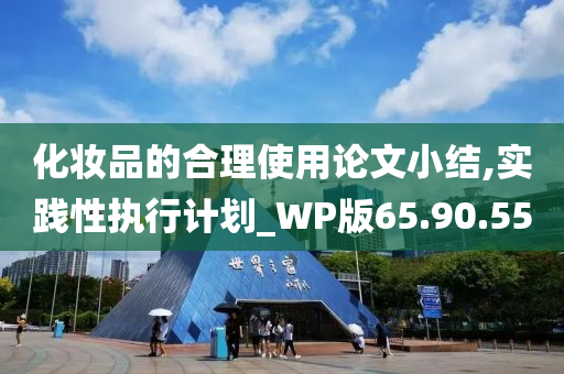 化妆品的合理使用论文小结,实践性执行计划_WP版65.90.55