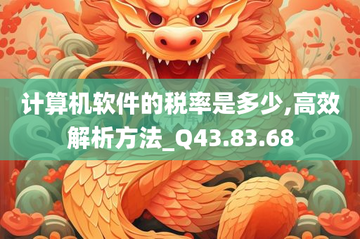 计算机软件的税率是多少,高效解析方法_Q43.83.68