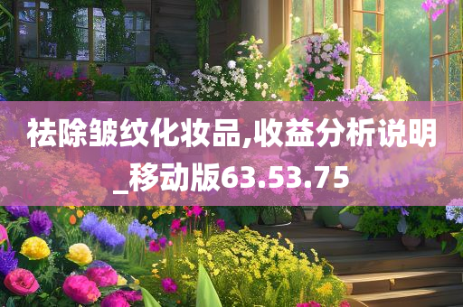 祛除皱纹化妆品,收益分析说明_移动版63.53.75