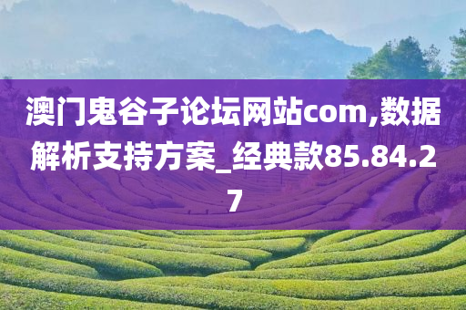 澳门鬼谷子论坛网站com,数据解析支持方案_经典款85.84.27