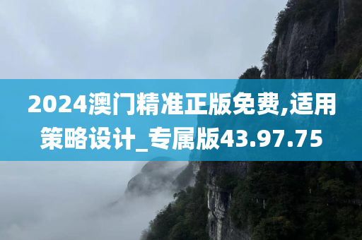 2024澳门精准正版免费,适用策略设计_专属版43.97.75