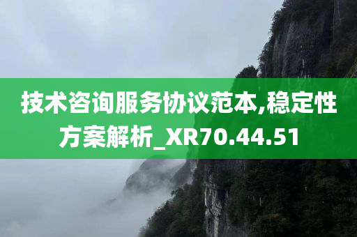 技术咨询服务协议范本,稳定性方案解析_XR70.44.51