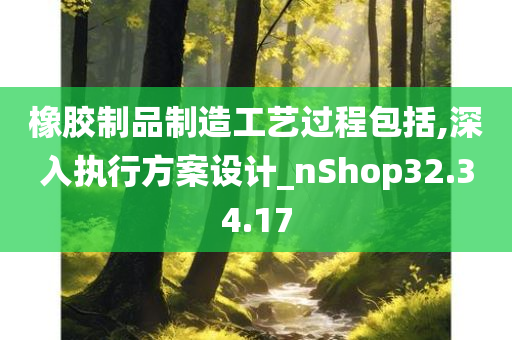 橡胶制品制造工艺过程包括,深入执行方案设计_nShop32.34.17