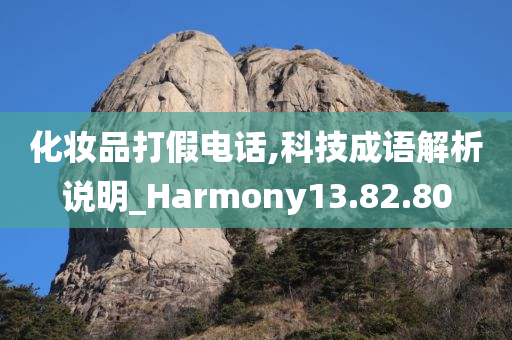 化妆品打假电话,科技成语解析说明_Harmony13.82.80