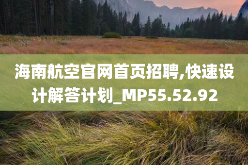 海南航空官网首页招聘,快速设计解答计划_MP55.52.92