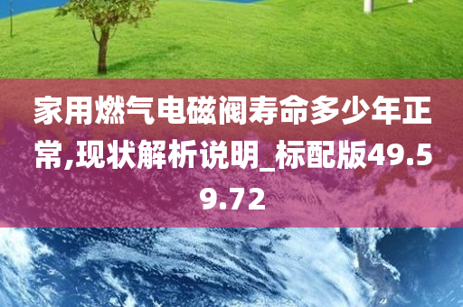 家用燃气电磁阀寿命多少年正常,现状解析说明_标配版49.59.72