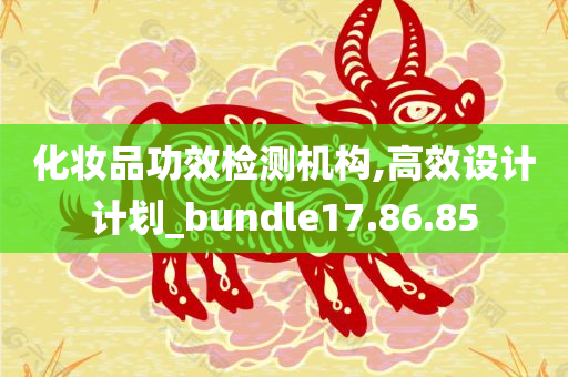 化妆品功效检测机构,高效设计计划_bundle17.86.85