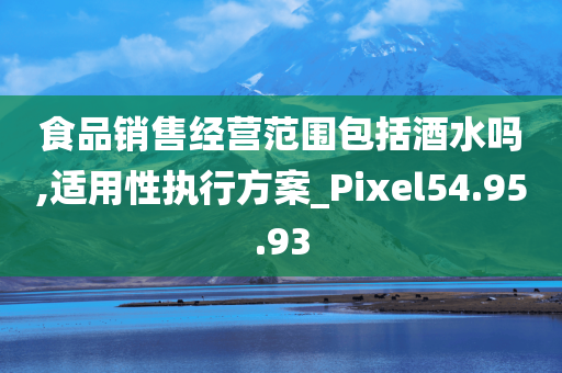 食品销售经营范围包括酒水吗,适用性执行方案_Pixel54.95.93