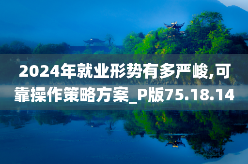 2024年就业形势有多严峻,可靠操作策略方案_P版75.18.14