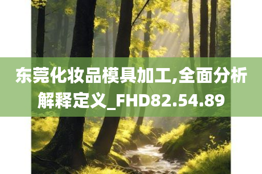 东莞化妆品模具加工,全面分析解释定义_FHD82.54.89