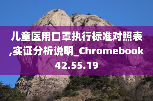 儿童医用口罩执行标准对照表,实证分析说明_Chromebook42.55.19