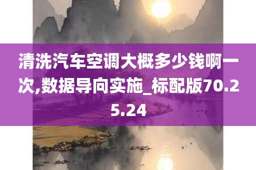 清洗汽车空调大概多少钱啊一次,数据导向实施_标配版70.25.24