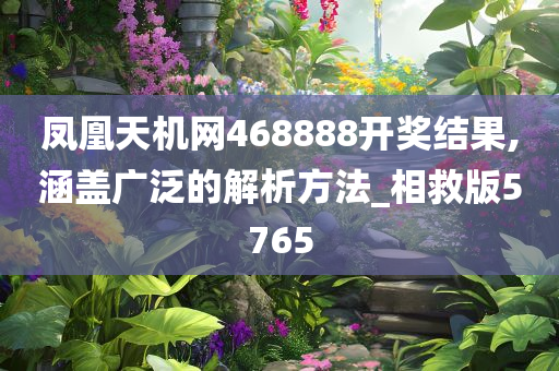 凤凰天机网468888开奖结果,涵盖广泛的解析方法_相救版5765