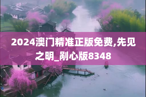 2024澳门精准正版免费,先见之明_剐心版8348