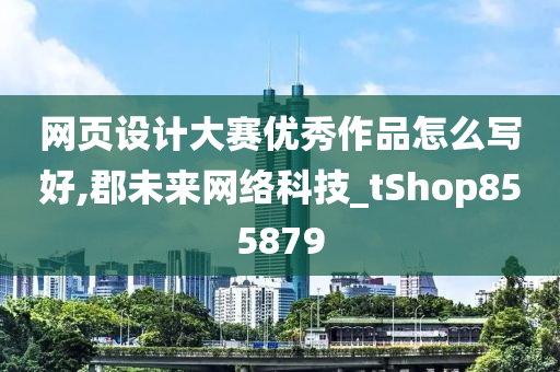 网页设计大赛优秀作品怎么写好,郡未来网络科技_tShop855879