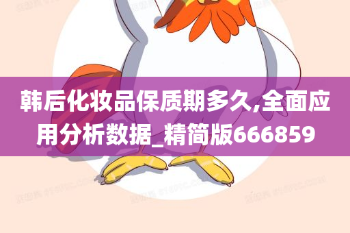 韩后化妆品保质期多久,全面应用分析数据_精简版666859