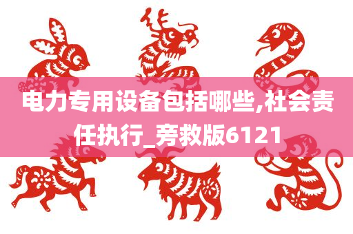 电力专用设备包括哪些,社会责任执行_旁救版6121