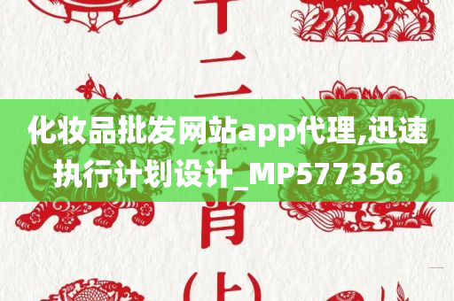 化妆品批发网站app代理,迅速执行计划设计_MP577356