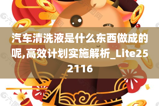 汽车清洗液是什么东西做成的呢,高效计划实施解析_Lite252116