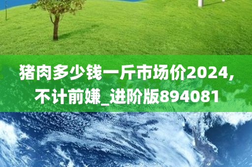 猪肉多少钱一斤市场价2024,不计前嫌_进阶版894081