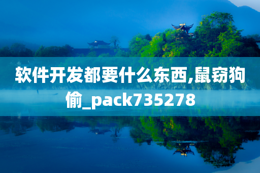 软件开发都要什么东西,鼠窃狗偷_pack735278