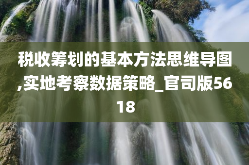 税收筹划的基本方法思维导图,实地考察数据策略_官司版5618