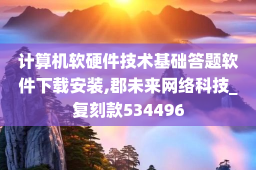 计算机软硬件技术基础答题软件下载安装,郡未来网络科技_复刻款534496