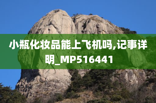 小瓶化妆品能上飞机吗,记事详明_MP516441