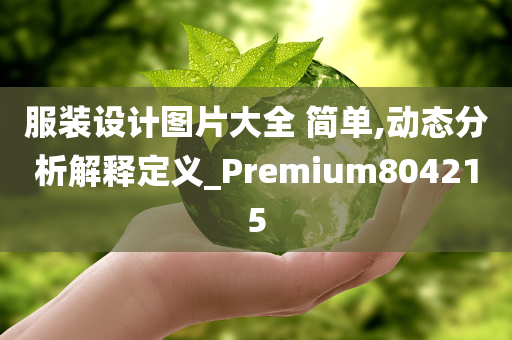 服装设计图片大全 简单,动态分析解释定义_Premium804215