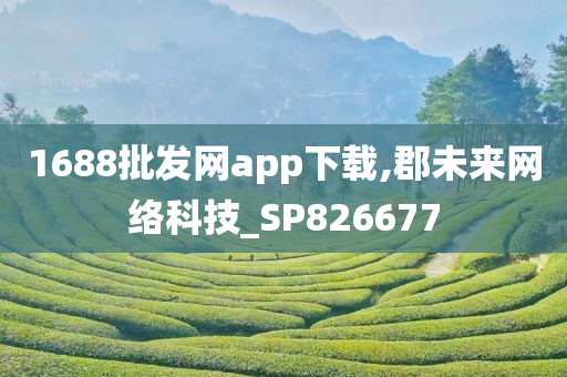 1688批发网app下载,郡未来网络科技_SP826677