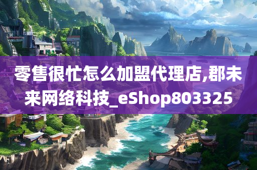 零售很忙怎么加盟代理店,郡未来网络科技_eShop803325