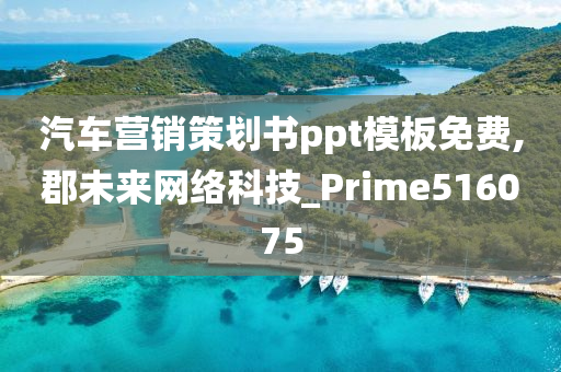 汽车营销策划书ppt模板免费,郡未来网络科技_Prime516075