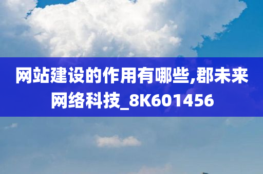 网站建设的作用有哪些,郡未来网络科技_8K601456