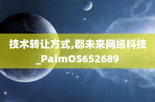 技术转让方式,郡未来网络科技_PalmOS652689